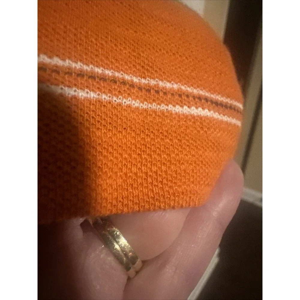 ralph lauren polo Vintage 90s Orange Striped Polo NWT M